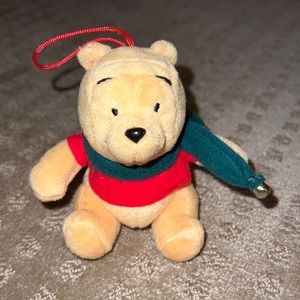Vintage Winnie The Pooh Holiday Ornament Disney EUC